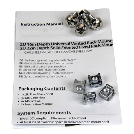 EAN 0065030848107 - StarTech.com CABSHELF22V accesorio de bastidor Estantería imagen 7