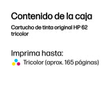 Hp Tinta C2p06ae / 62 C,M,Y