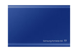 Disco Externo Ssd Samsung 500gb Portable T7 Usb3.2 Gen.2 Indigo Blue Extern Kit
