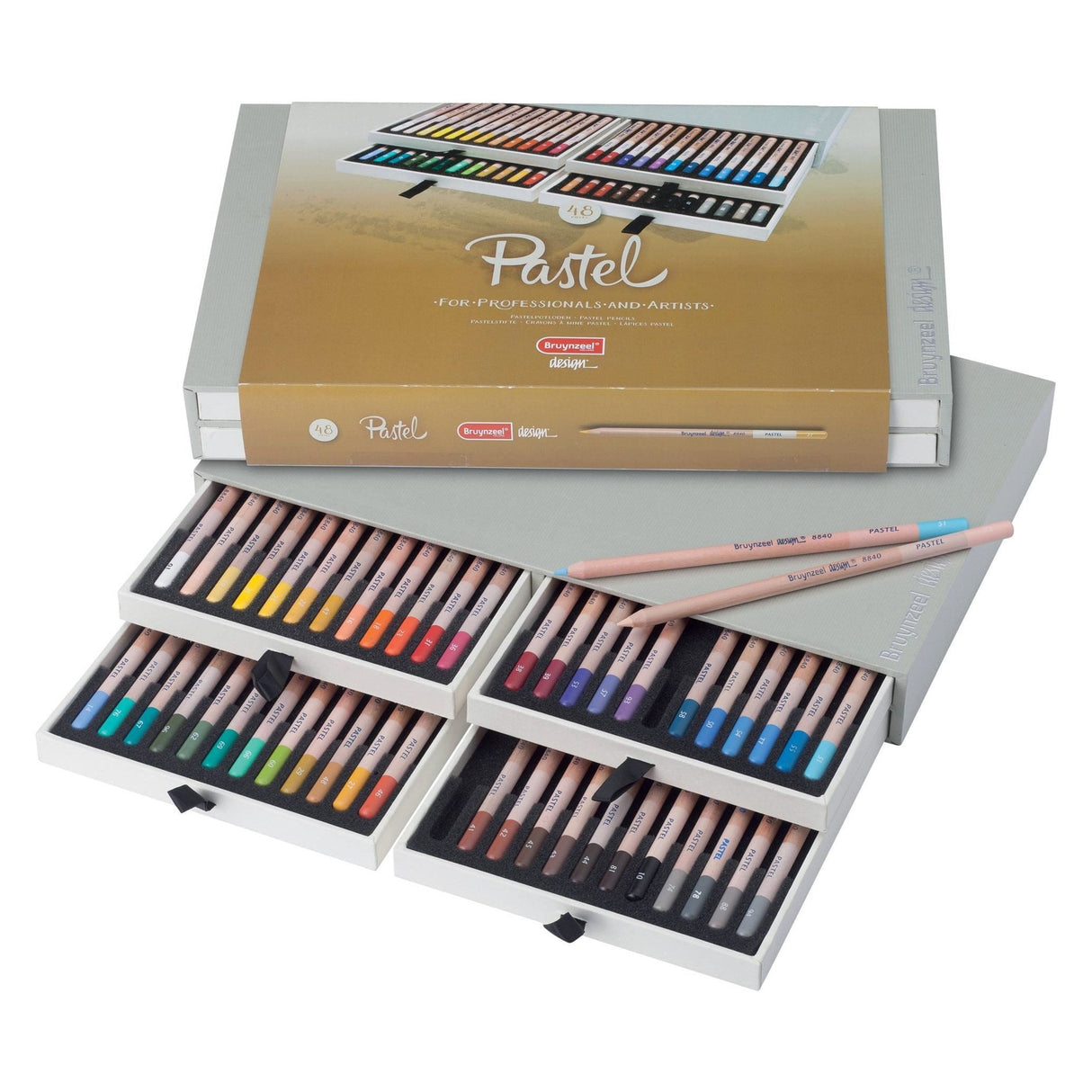 Talens Bruynzeel Caja De 48 Lápices De Color Surtidos Pastel -Estuche De Lujo-
