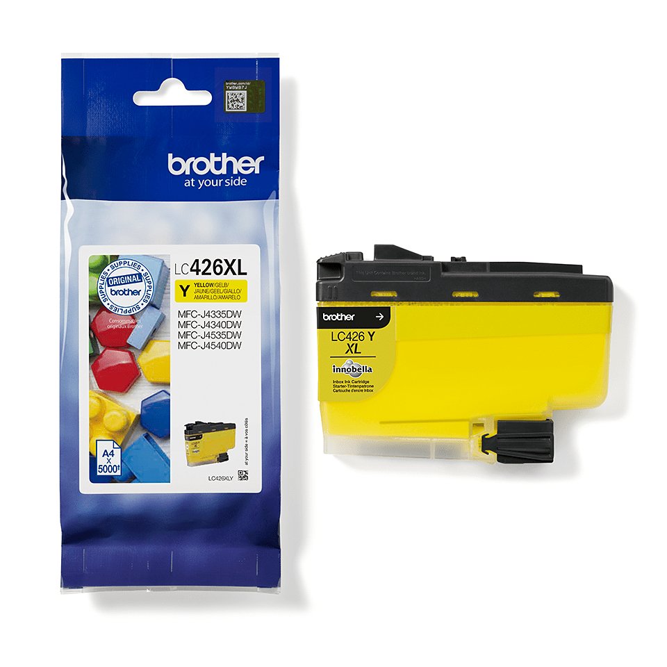 EAN 4977766809542 - Brother LC-426XLY cartucho de tinta 1 pieza(s) Original Alto rendimiento (XL) Amarillo imagen 3