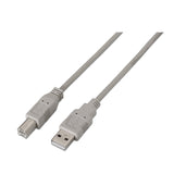 EAN 8436574700022 - AISENS A101-0003 cable USB USB 2.0 3 m USB A USB B Beige imagen 1