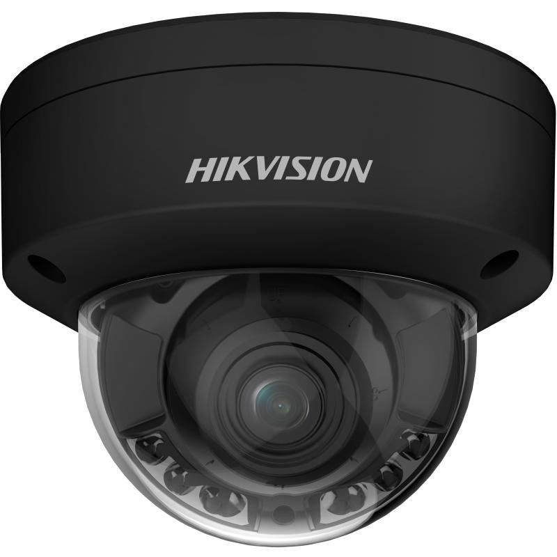 Camara Domo Hikvision Ds-2cd2747g2ht-Lizs(2.8-12)/Ef/Blk Dome 4mp Smart Hybrid Light