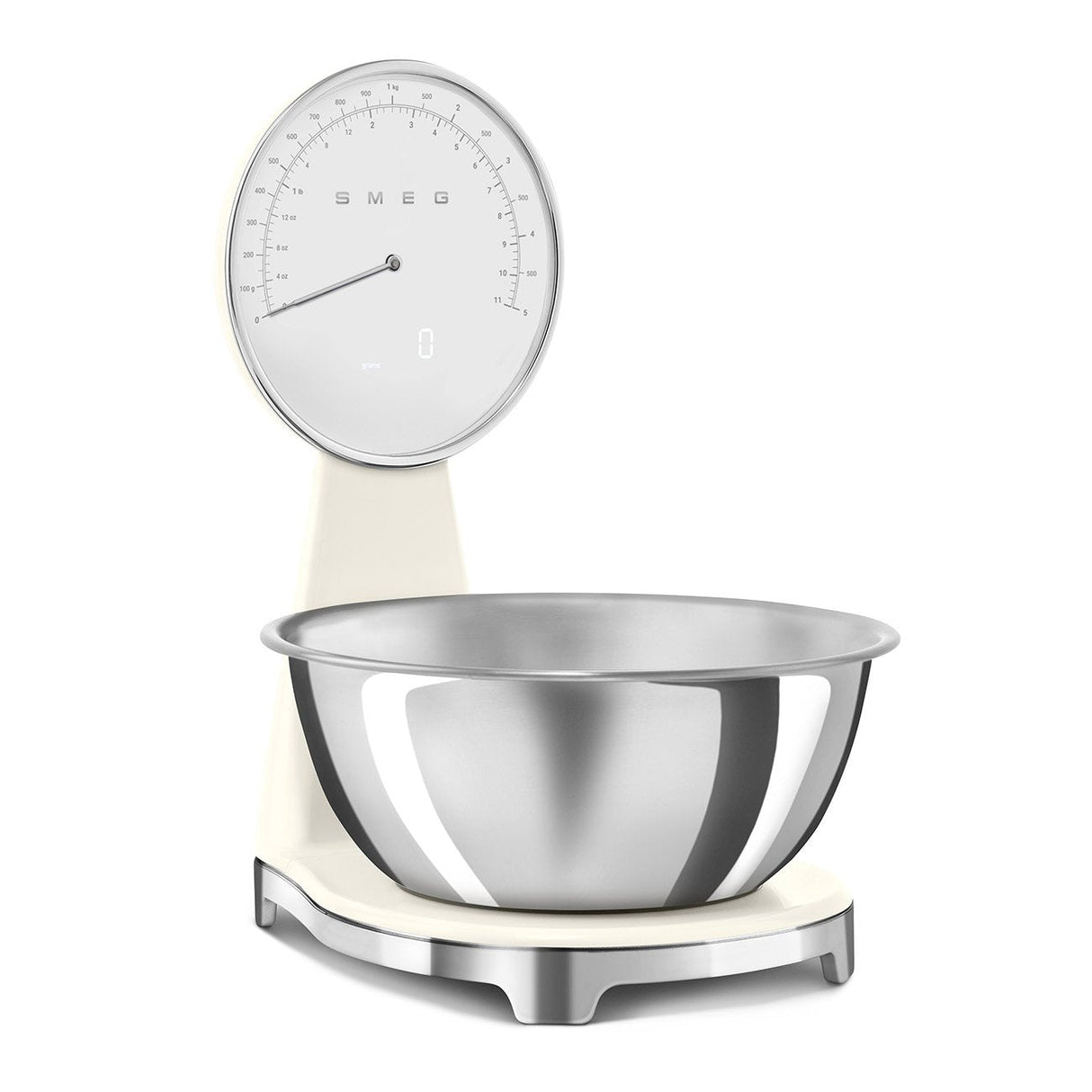Báscula Electrónica Smeg Ksf01crww  Crema De Color Encimera  De Cocina