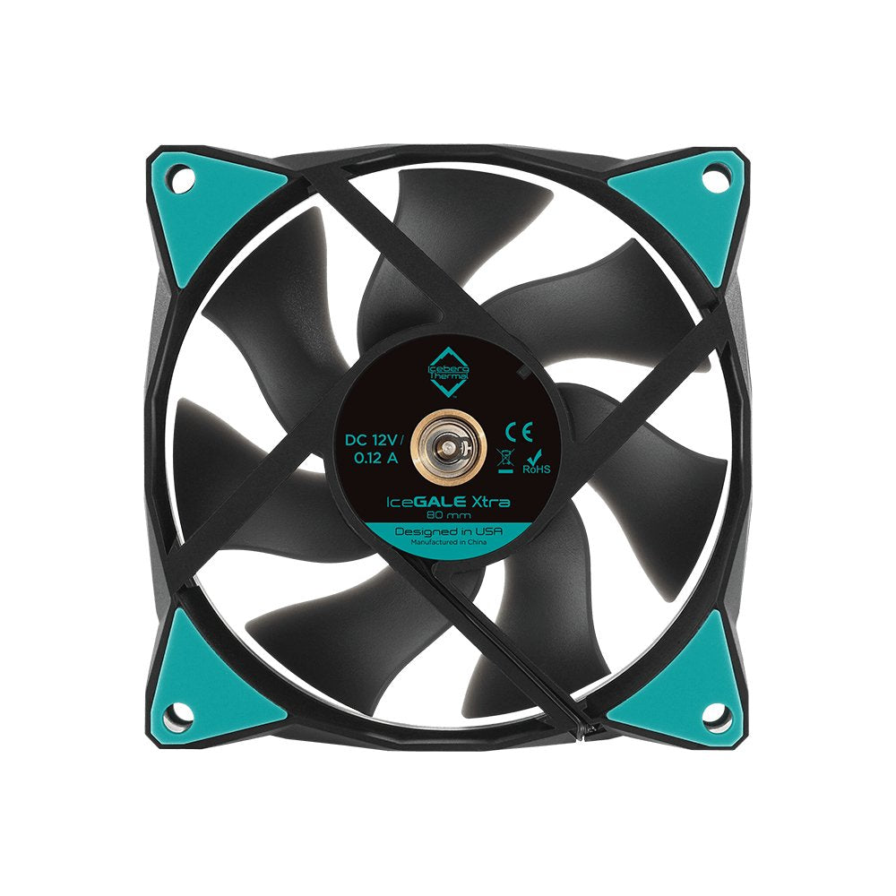 EAN 1230000071116 - Iceberg Thermal IceGALE Xtra Carcasa del ordenador Ventilador 8 cm Negro 1 pieza(s) imagen 3