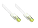 Goodconnections Rj45 Cable De Red Mit Cat. 7 Rohcable Und Rastnasenschutz (), S Ftp, Pimf, Halogenfrei, 500mhz, Ofc, Weiss, 30m,