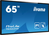 EAN 4948570120482 - iiyama T6562AS-B1 pantalla de señalización Panel plano interactivo 163,8 cm (64.5") IPS 500 cd / m² 4K Ul imagen 2