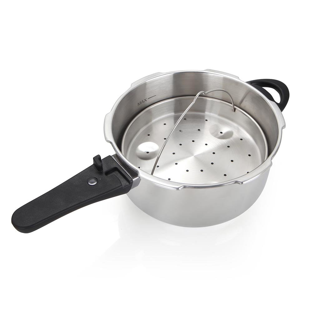 Orbegozo Hp 4566 Olla Rapida De Acero Inoxidable - Dos Ollas Con Sistema De Seguridad - Fondo Termo Difusor - Selector