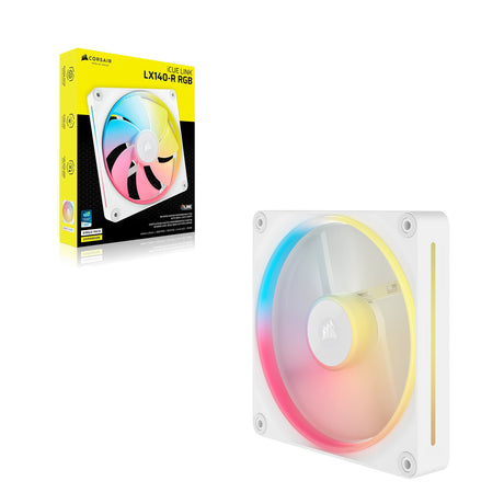 EAN 0840006688747 - Corsair iCUE LINK LX140-R RGB Carcasa del ordenador Ventilador 14 cm Blanco 1 pieza(s) imagen 3