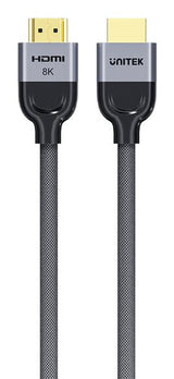 EAN 4894160058287 - UNITEK 8K Braided Nylon 2M cable HDMI HDMI tipo A (Estándar) Gris imagen 1