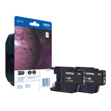 Brojoher Tinta Lc1220bkbp2 / Lc-1220bkbp2 Paquete Doble Negro