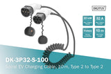 EAN 4016032481553 - Digitus DK-3P32-S-100 cable de carga para vehículo eléctrico Type 2 imagen 3