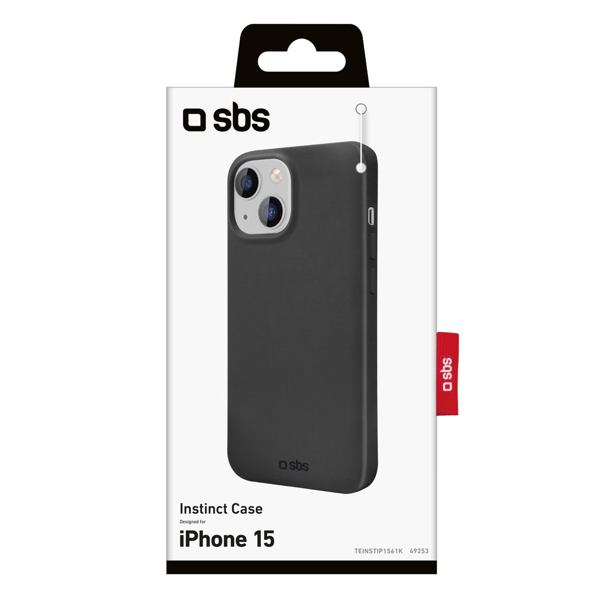 Sbs Teinstip1561k Funda Para Iphone 15 (6.1") Negro