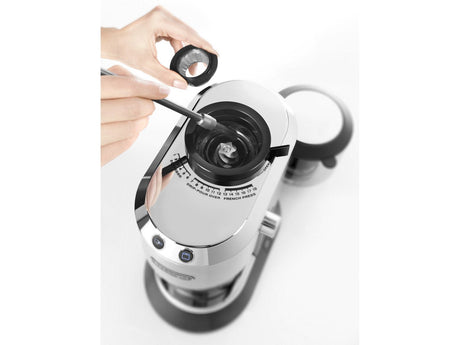EAN 8004399331297 - De’Longhi KG 520.M molinillo de café 150 W Negro, Acero inoxidable imagen 3