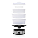 Deshidratador Tristar Comida Steamer Vs-3914 Plata, 1200w, Capacidad 11l