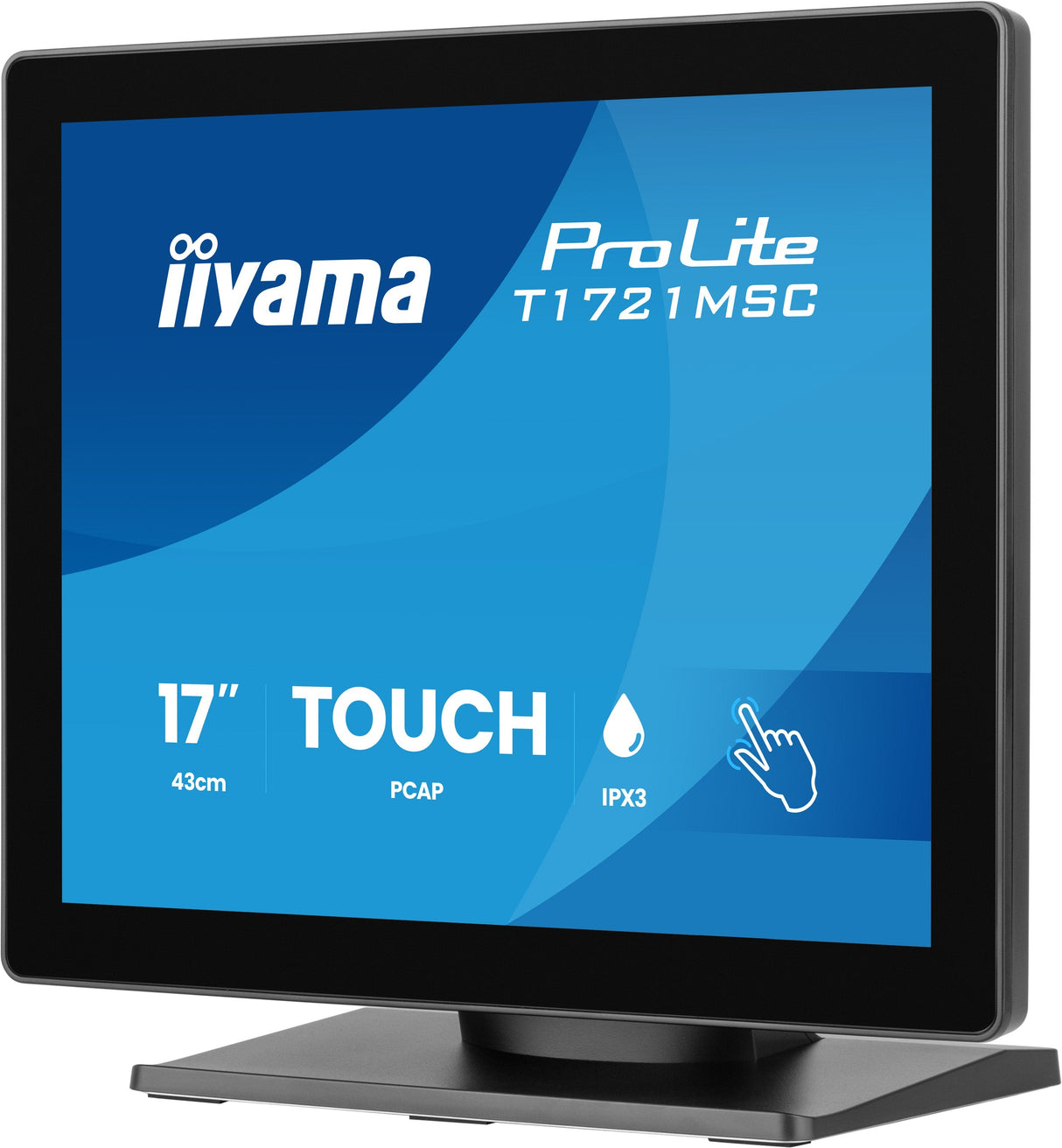 Monitor  Iiyama 17" T1721msc-B3 5:4 M-Touch Hdmi+Vga