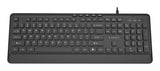 Gembird Slim Wired Multimedia Keyboard Negro Us Layout
