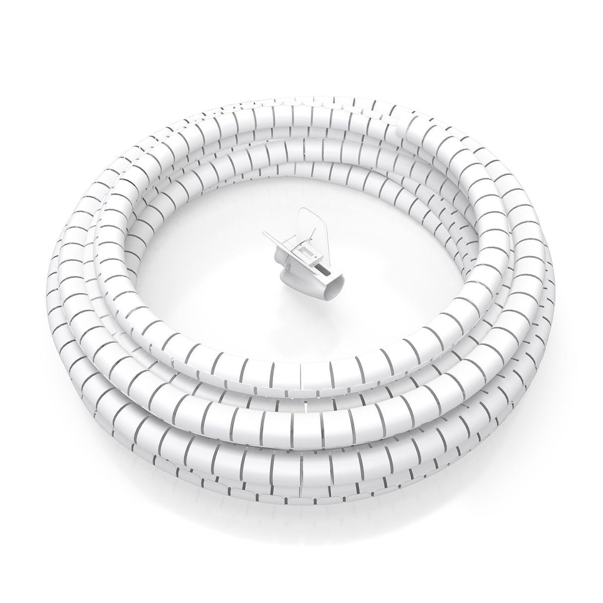 Aisens Organizador De Cable En Espiral 25mm, Blanco, 2.0m