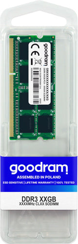 EAN 5908267903292 - Goodram 4GB DDR3 PC3-12800 módulo de memoria 1 x 4 GB 204-pin SO-DIMM imagen 1
