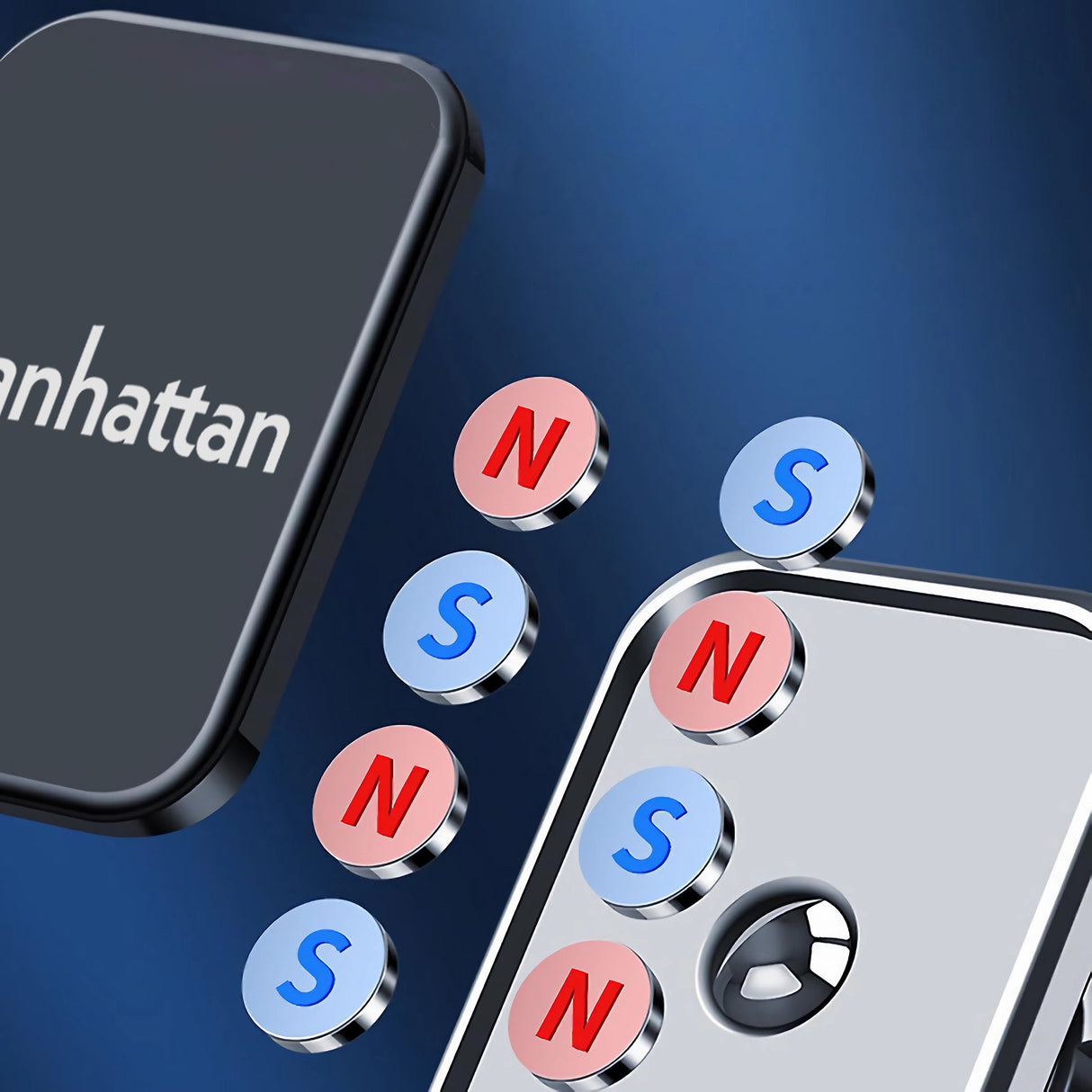 EAN 0766623462525 - Manhattan 462525 soporte Soporte pasivo Teléfono móvil/smartphone Negro, Plata imagen 7