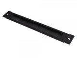 Bürstenleiste 380 Mm X 57 Mm Für Good Connections® 19" Wandgehäuse Flat-Pack (Gc-Rfxxxs), Tiefschwarz (Ral9005)