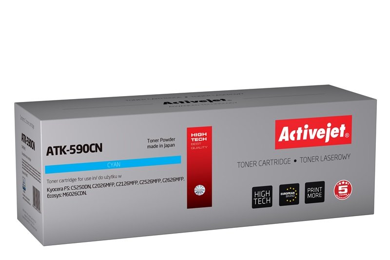 EAN 5901443017257 - Activejet ATK-590CN cartucho de tóner 1 pieza(s) Compatible Cian imagen 1