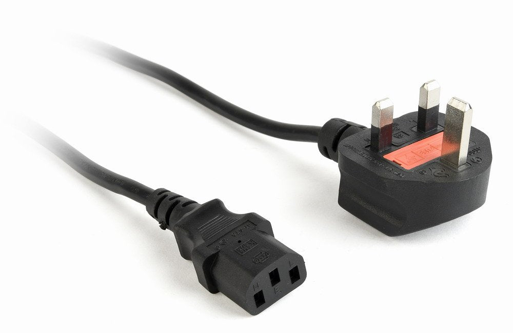 Gembird Pc-187 Uk Power Cord (C13), 5 A, 6 Ft