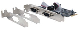 Pcie-Karte 2s Seriell Rs-232 Inkl.Lowprofilbügel Moschip Msc9901