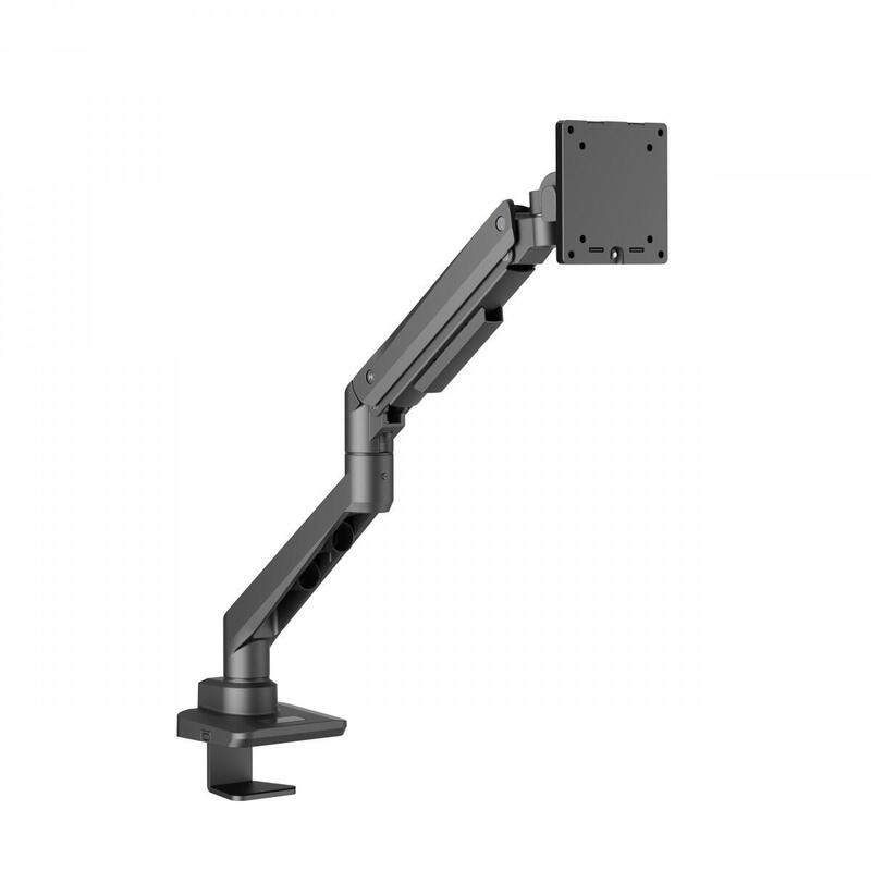 Edbak Dmv01 Desk Mount With Gas Spring For 19-49" Monitors, Black