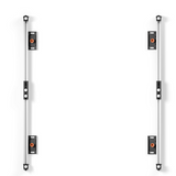 Edbak Uls2500 Universal Led System For 2 Cabinets 500mm, Black