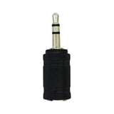 Logilink Audio Adapter, 3.5 Mm 3-Pin M To 2.5 Mm 3-Pin F, Negro