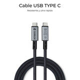 EAN 8436586743611 - SUBBLIM SUBCAB-C24010 cable USB USB4 Gen 3x2 USB C Negro imagen 4