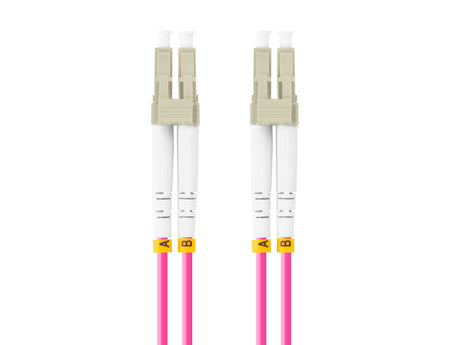 EAN 5901969433395 - Lanberg FO-LULU-MD41-0050-VT Cable de fibra óptica e InfiniBand 5 m LC Violeta imagen 1