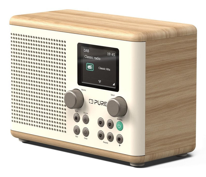 Pure Classic H4 Digitalradio Cotten White Oak Eu Uk