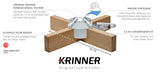 Krinner Kopenhagen White 2.5m / 12cm Christmas Tree Stand