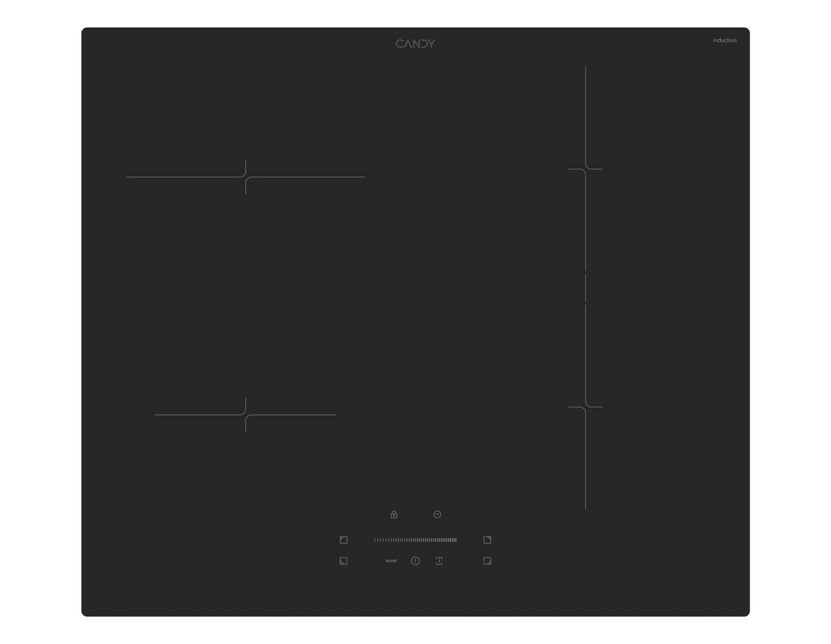 EAN 8059019042770 - Candy CTP6SC4/E1 Negro Integrado 59 cm Con placa de inducción 4 zona(s) Campana integrada imagen 1