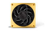 Ventilador  Alphacool Apex Stealth Metal Power 120mm Lüfter 3000rpm Dorado/Negro