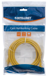EAN 0766623342377 - Intellinet 342377 cable de red Amarillo 3 m U/UTP (UTP) imagen 5