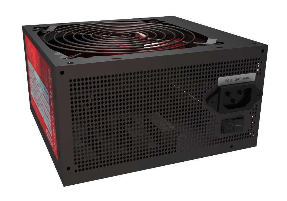 EAN 4713105960280 - Mars Gaming MPII650 unidad de fuente de alimentación 650 W 20+4 pin ATX ATX Negro, Rojo imagen 5