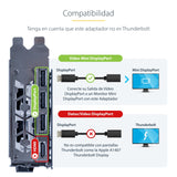 Startech Adaptador Displayport A Mini Displayport M/H 0.15m Negro