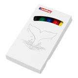 Edding 3000 Marcador Permanente Punta Redonda Negro, Azul, Verde, Rojo, Amarillo 5 Pieza(S)