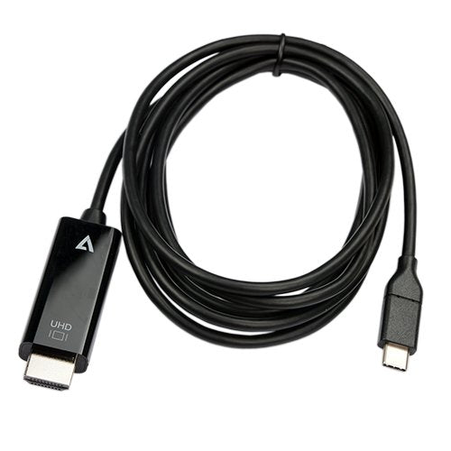 EAN 0662919111651 - V7 V7UCHDMI-2M adaptador de cable de vídeo USB Tipo C HDMI Negro imagen 3