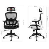 EAN 8436587975233 - DRIFT DRAIR200 silla para videojuegos Silla para videojuegos de PC Asiento de malla Negro imagen 10