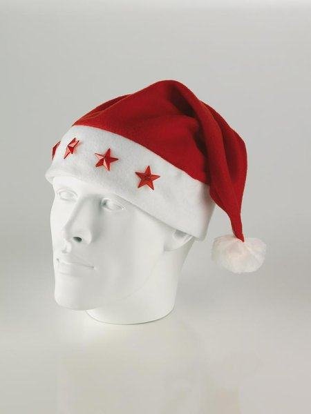 Gorro De Navidad Con Luces Led 30x40cm