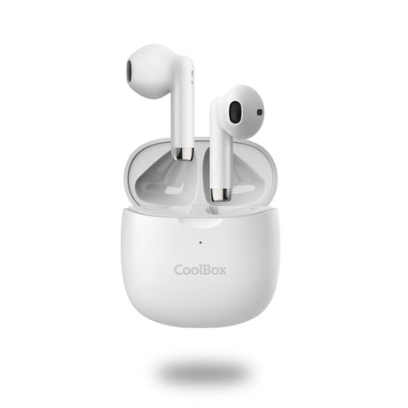 EAN 8436556140778 - CoolBox AURICULARES BLUETOOTH CON MICROFONO TWS-01 BLANCO True Wireless Stereo (TWS) Dentro de oído Llama imagen 1