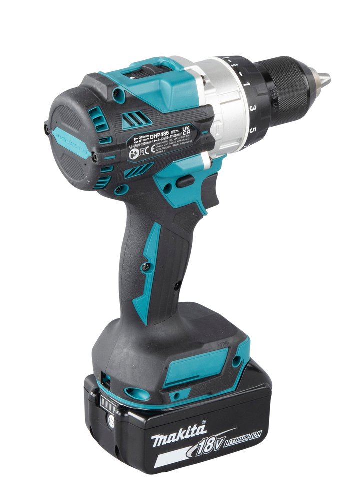Makita Taladro Combinado Inalámbrico 18 Voltios Dhp486rtj