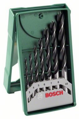 Bosch Mini X-Line Holzbohrer-Satz, 7-Piezas 2607019580