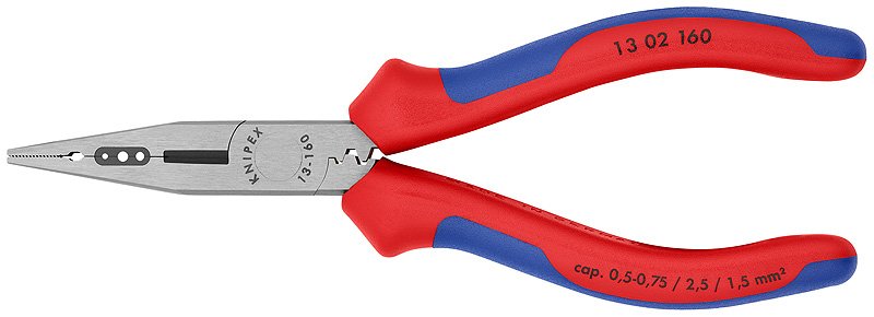 Knipex 13 02 160 Alicate Multiherramienta 1 Herramientas Azul, Rojo