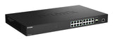 D-Link Dms-1250-18/E, Interruptor Negro Dms-1250-18/E