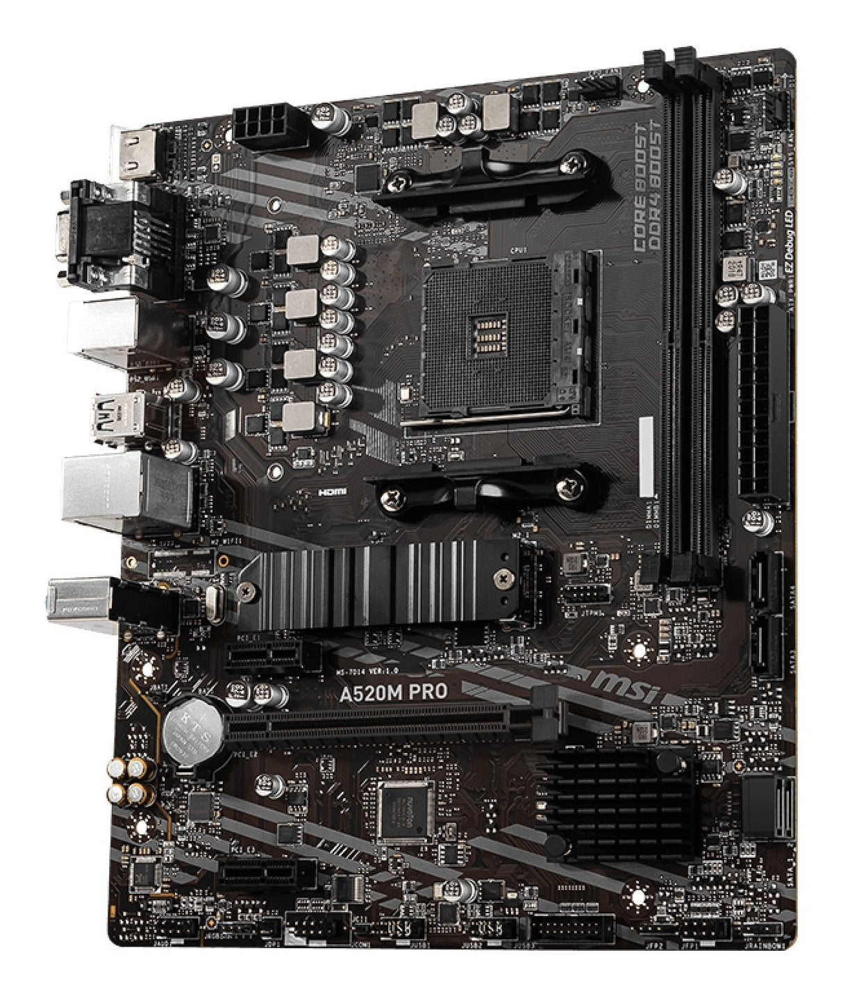 Placa Base Msi A520m Pro A520 Ddr4 Am4 7d14-005r Retail